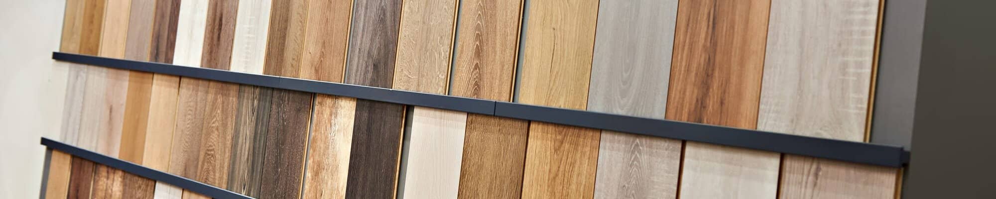 Flooring samples in a local Lisbon, ME showroom