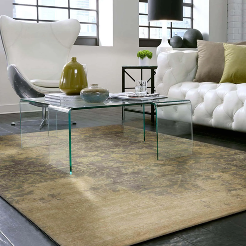 Distressed area rug from Floor Systems in Lisbon, ME